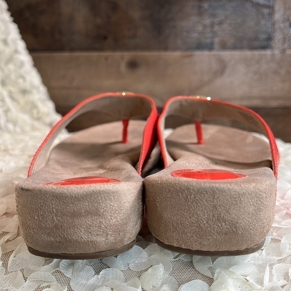 GIANI Bernini Coral/Orange SANDALS Size 7.5 - Picture 5 of 8